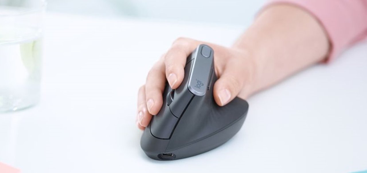 Logitech lança mouse vertical que reduz até 10% da atividade muscular