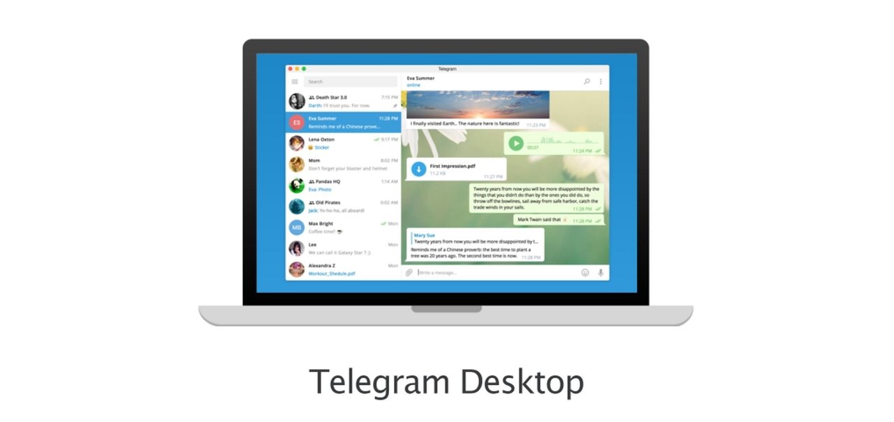 Nova versão do Telegram para PC traz um novo tema escuro