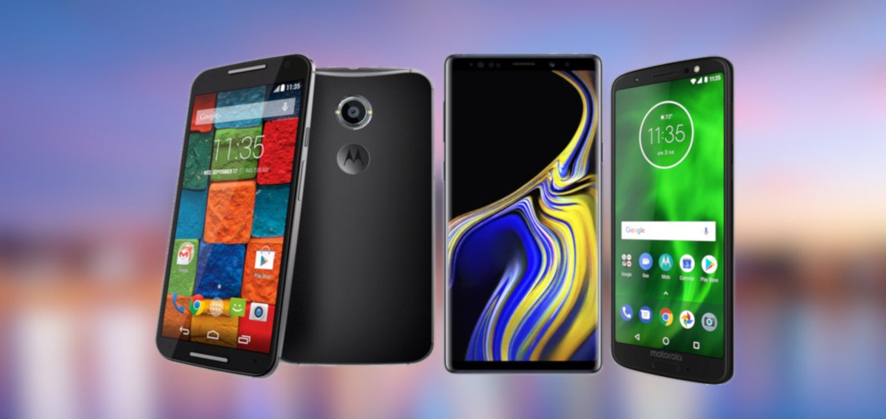 Top 10 com os smartphones mais buscados no Comparador do TecMundo em agosto