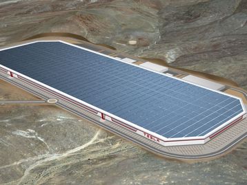 A Gigafactory 1, da Tesla, terá o maior telhado de painéis solares do mundo