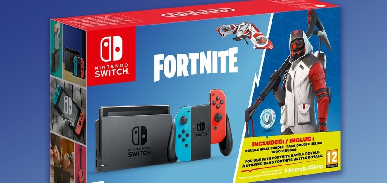 Switch ganha bundle com Fortnite que rende itens únicos