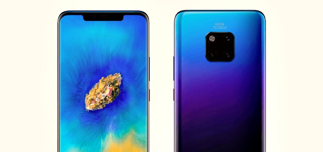 Vazam supostas fotos oficiais do Huawei Mate 20 Pro e sua câmera tripla