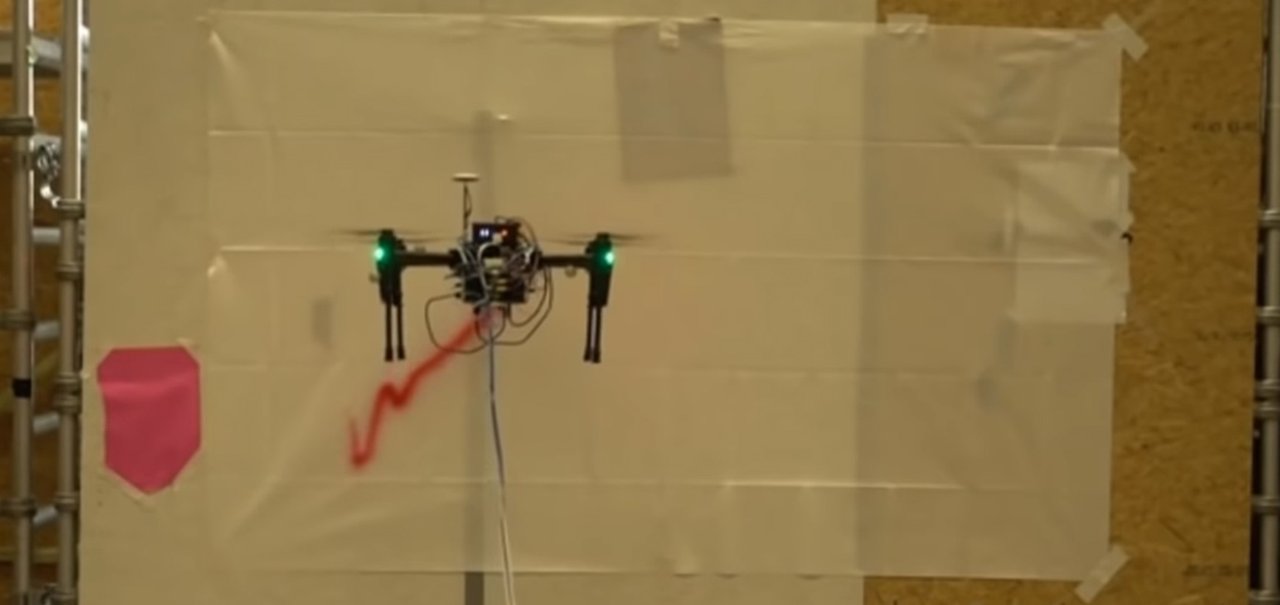 Pesquisadores da Disney criam drone para pintar superfícies