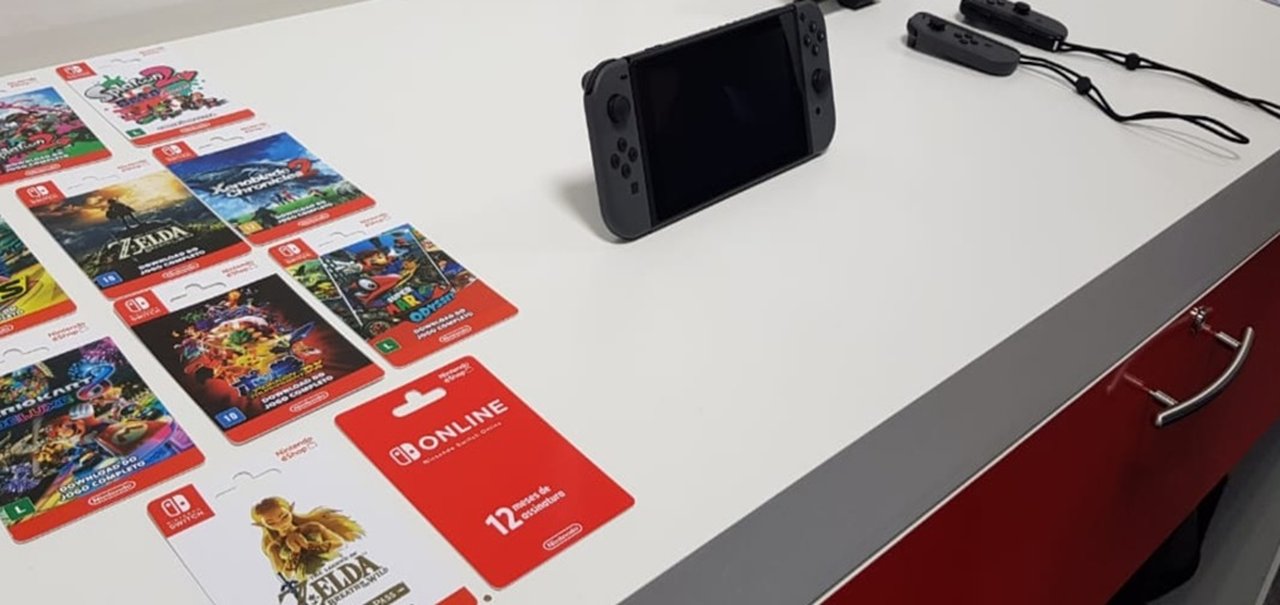 Nintendo começa a vender cartões com jogos e serviço online no Brasil