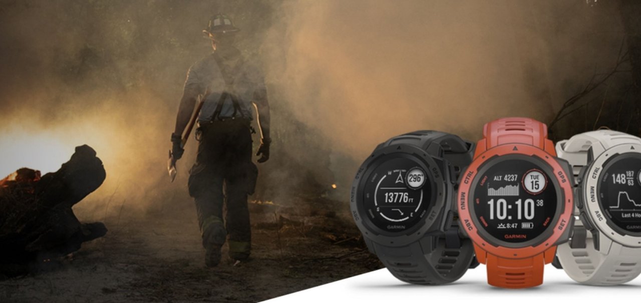 Garmin anuncia o Instinct, smartwatch bem robusto e com GPS