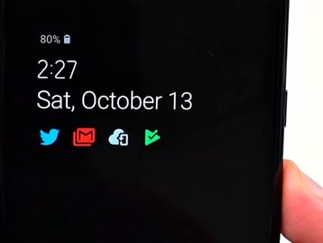 Android Pie muda interface com notificações coloridas no bloqueio de tela