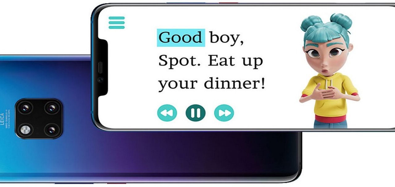 Huawei usa IA para ajudar crianças surdas a aprenderem a ler