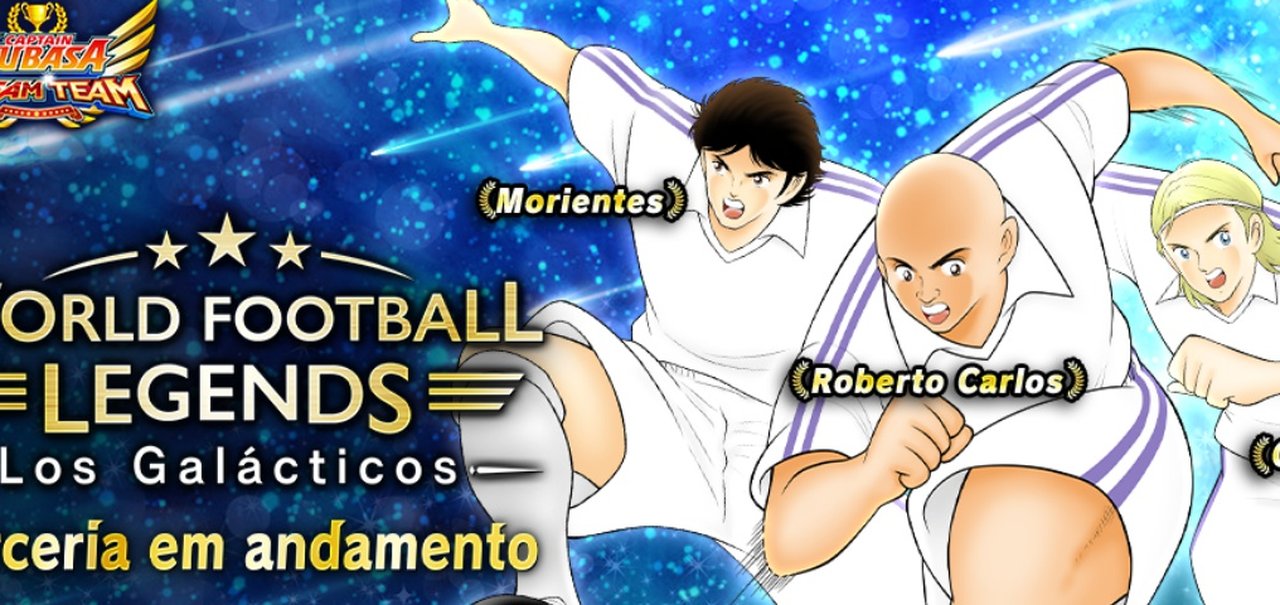 Roberto Carlos vira anime e entra em campo em Captain Tsubasa: Dream Team