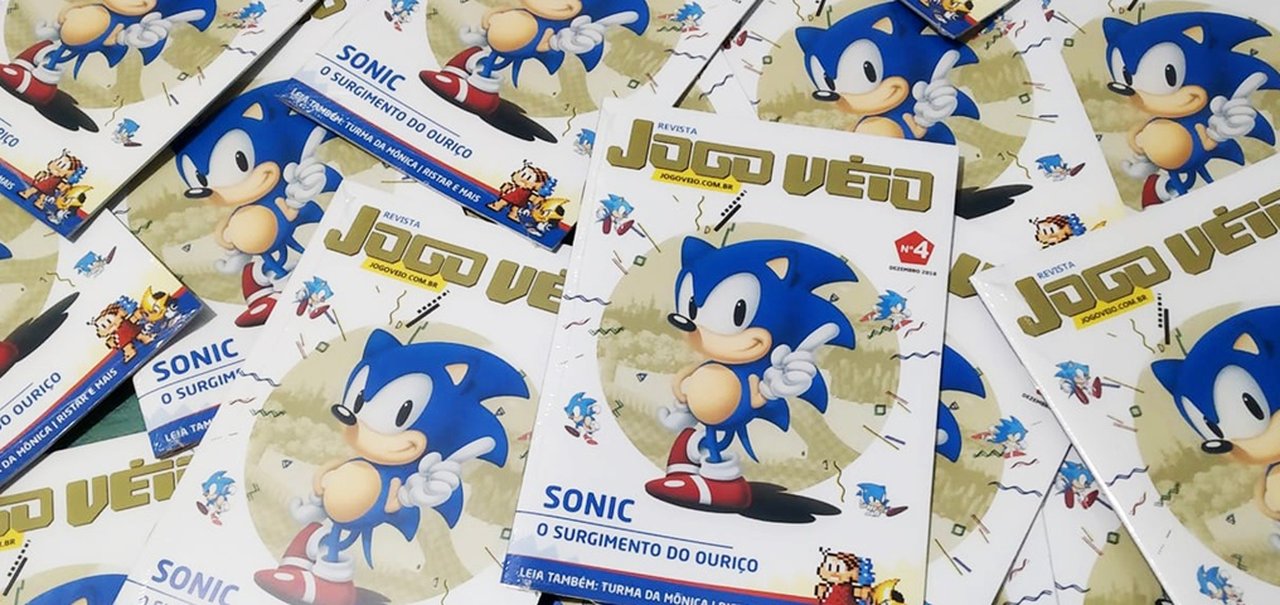 A SEGA voltou? Jogo Véio 4 traz capa dedicada a Sonic, the Hedgehog