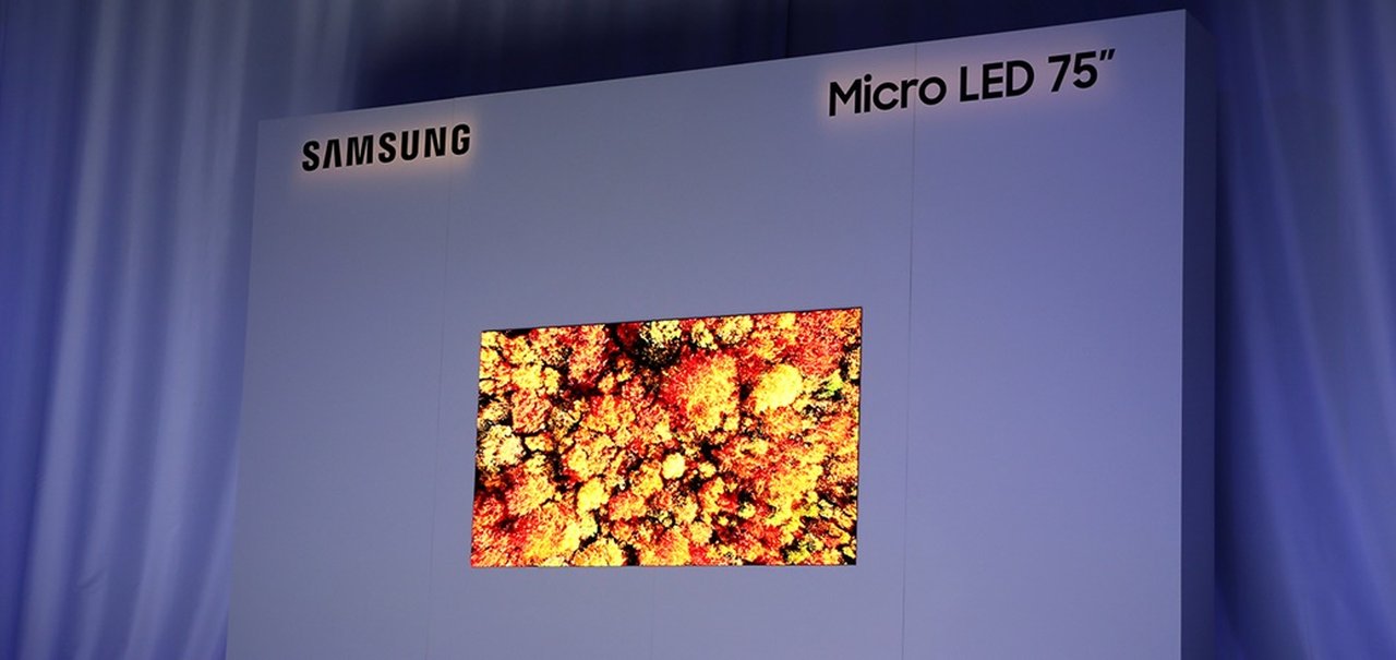 Micro LED 75’’: Samsung apresenta versão “doméstica” da gigante The Wall