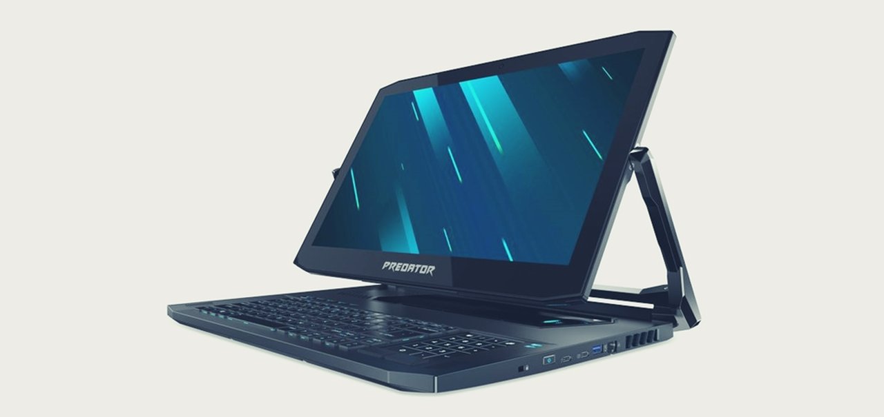 Acer revela notebook gamer conversivel top de linha Predator Triton 900