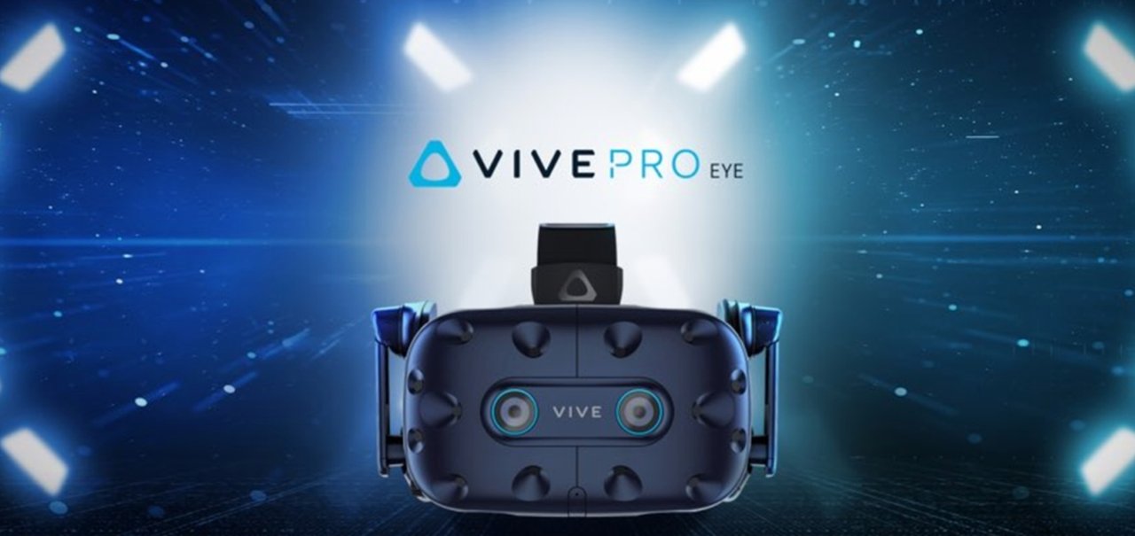 HTC anuncia dois novos headsets de RV, o Vive Pro Eye e o Vive Cosmos