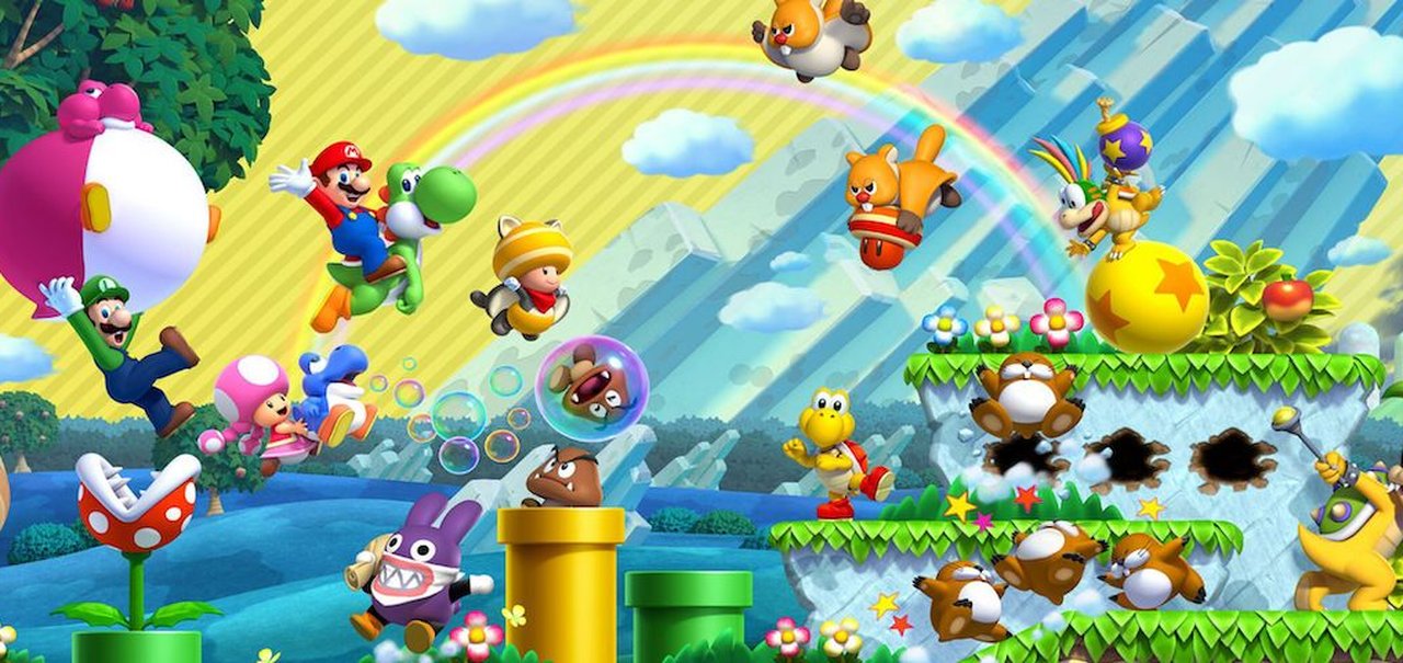 Ainda é possível jogar como Toad azul em New Super Mario Bros. U Deluxe
