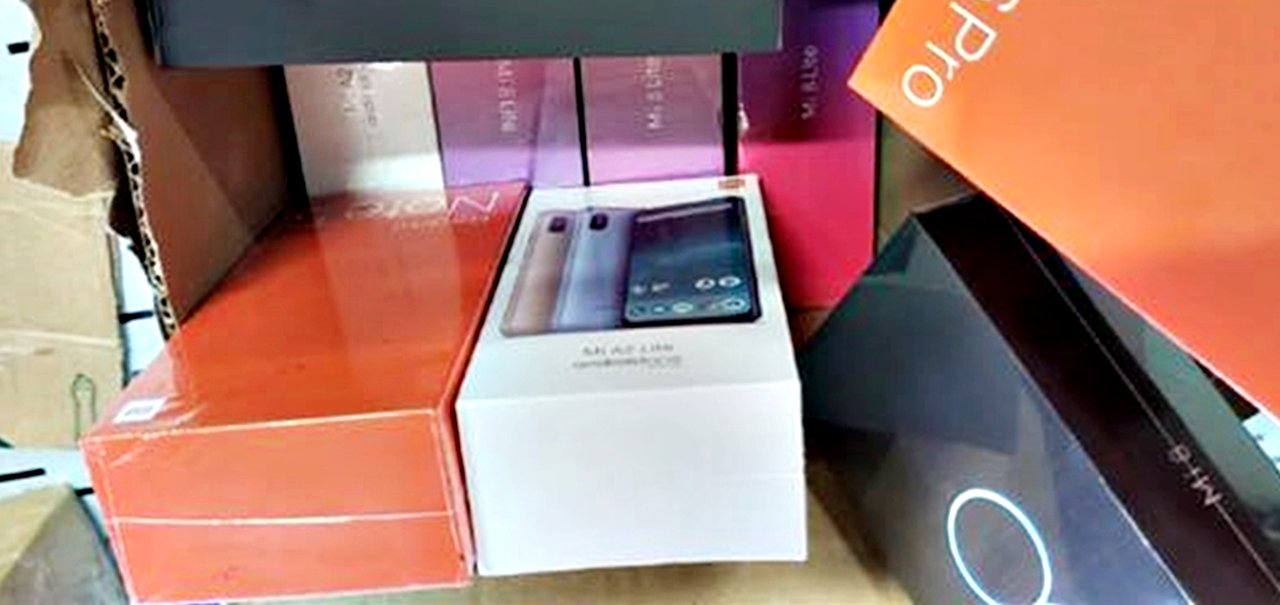 Receita Federal apreende celulares Xiaomi e outros eletrônicos no Paraná