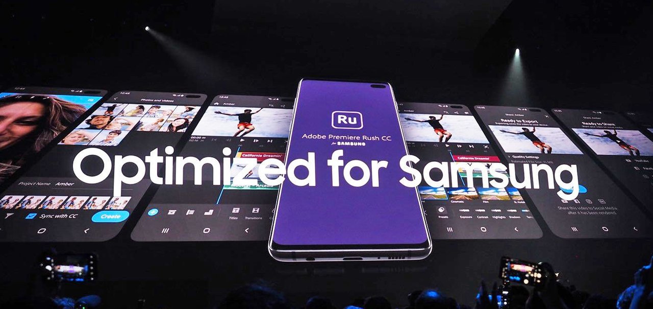 Editor de vídeos Adobe Premiere Rush vai ganhar versão própria para o S10