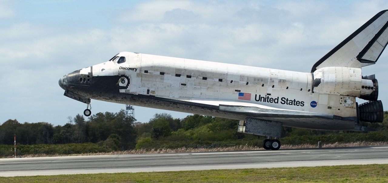 Há 8 anos, o ônibus espacial Discovery fazia seu último voo para o espaço