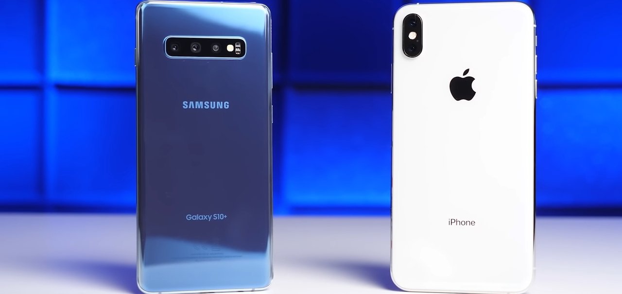 Galaxy S10+ bate iPhone XS Max em teste de velocidade