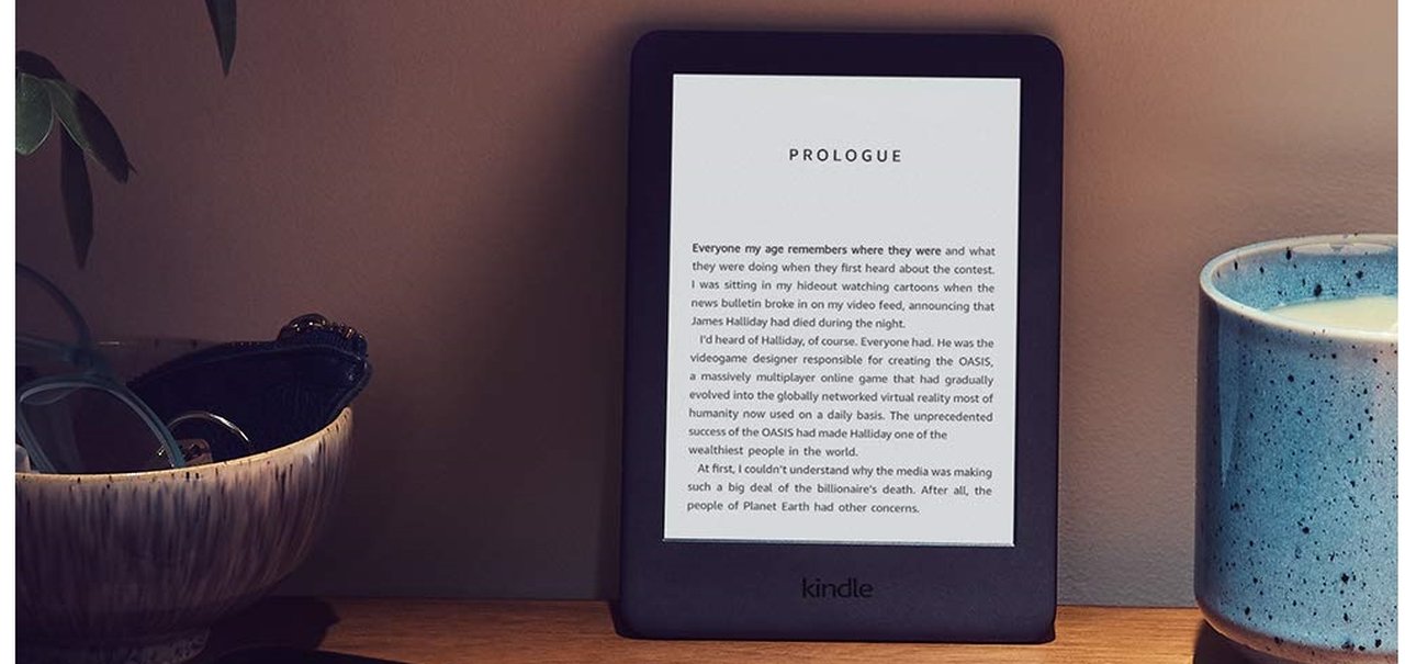 Amazon lança Novo Kindle mais fino, mais leve e com luz frontal ajustável