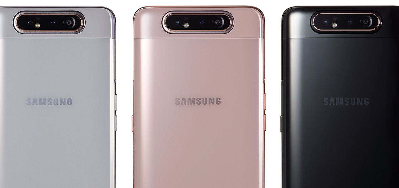 Galaxy A80 é anunciado como o 1º celular da Samsung com câmera rotativa