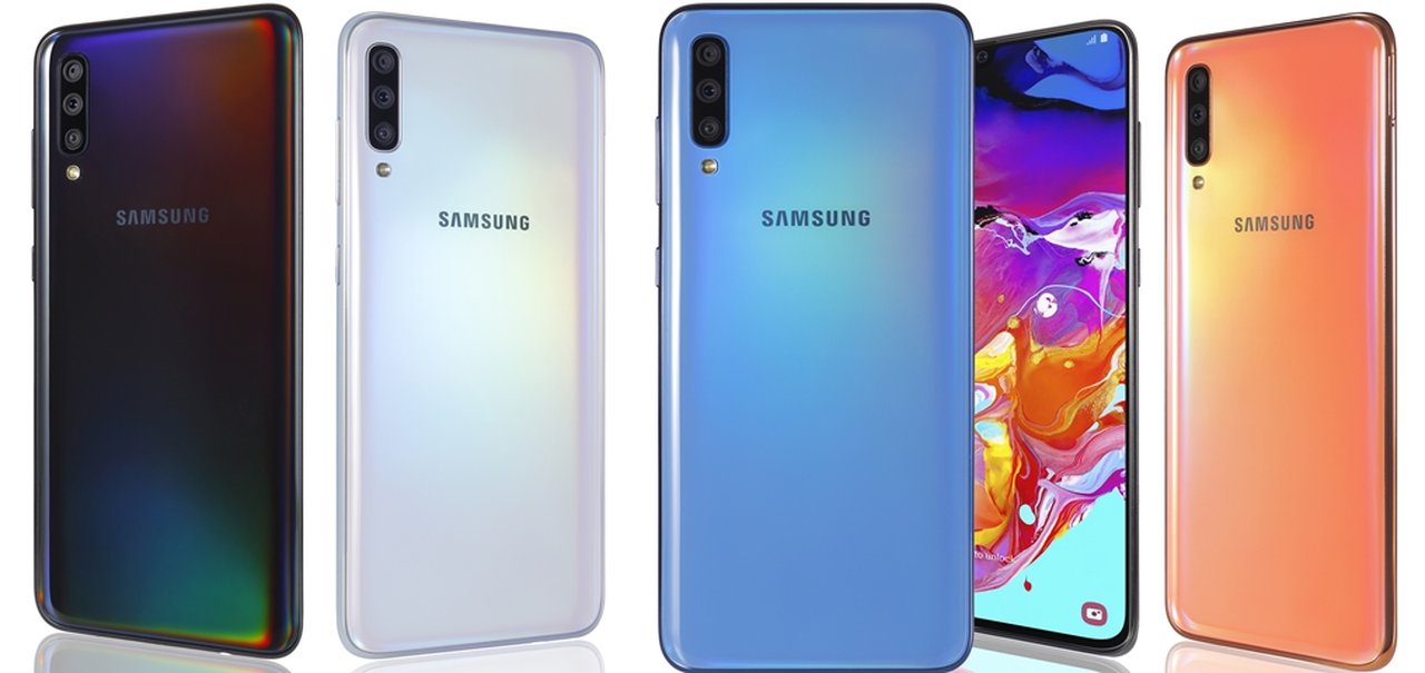 Novos Galaxy A10, A20, A30, A50 e A70 são anunciados no Brasil