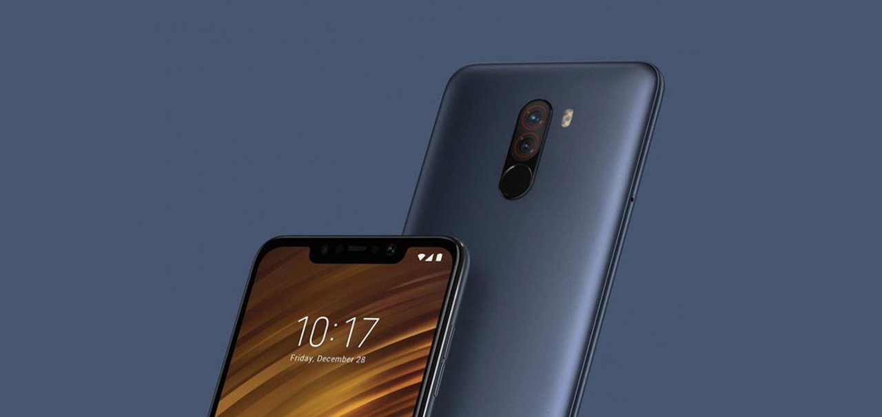 Xiaomi Pocophone F1 por R$ 1.580 na GearBest, ou R$ 1.738 no Pontofrio