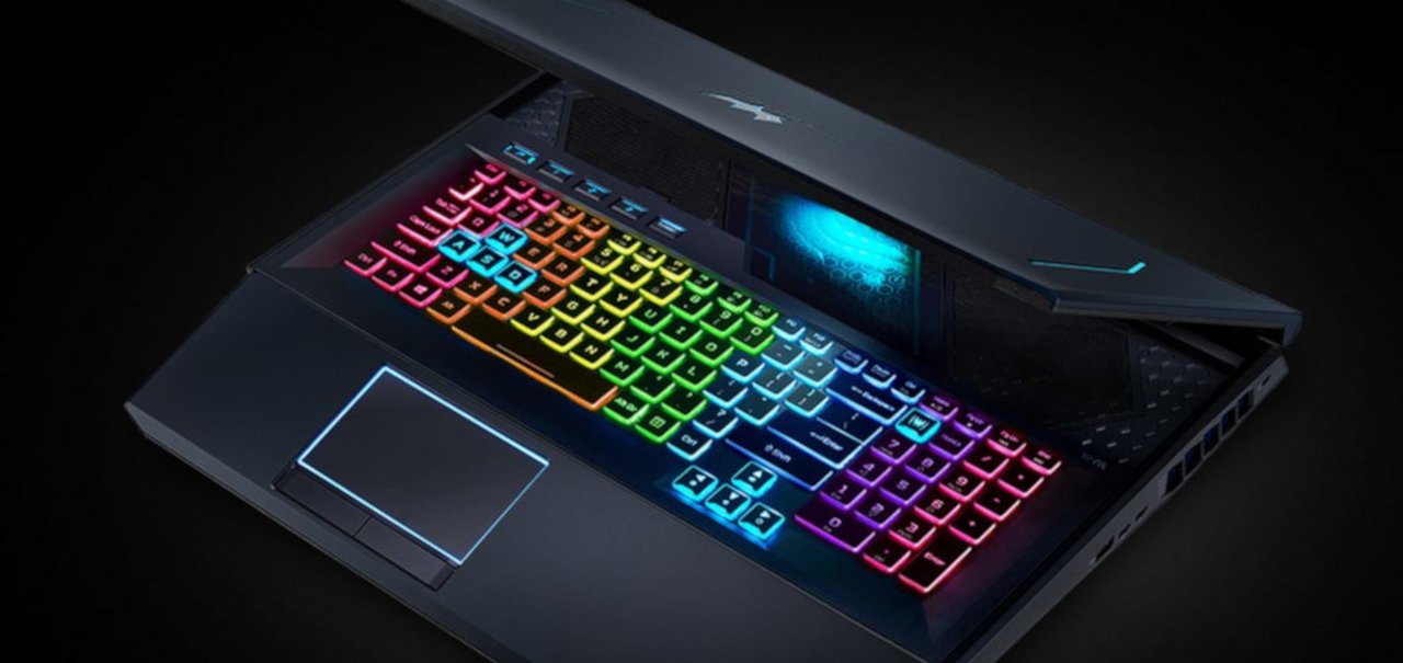 Novos notebooks gamers da Acer incluem Helios 700 com teclado que desliza