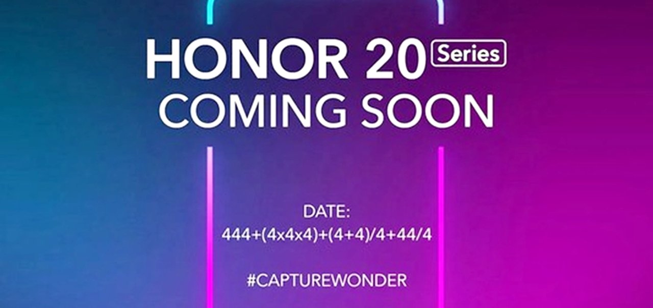 Honor 20 é confirmado para 21 de maio e deve trazer 4 câmeras traseiras