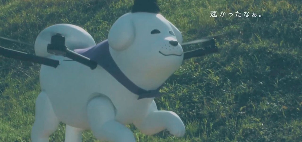 Conheça Yukimaru Skywalker, o cachorro-drone mascote de uma cidade japonesa