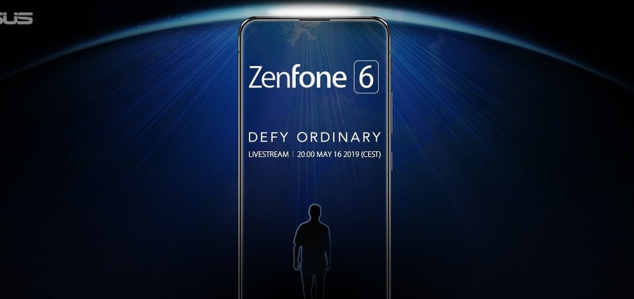 Teaser do ZenFone 6 indica um aparelho com tela totalmente sem bordas