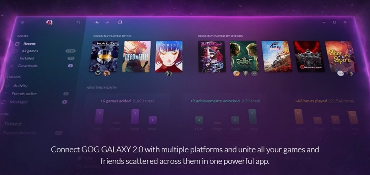 GOG Galaxy 2.0 promete reunir amigos e jogos um só lugar