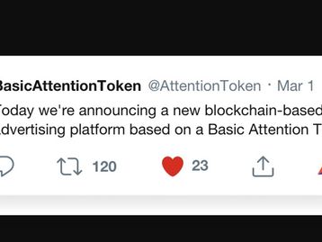 Agora você pode mandar 'gorjetas' no Twitter pelo navegador Brave