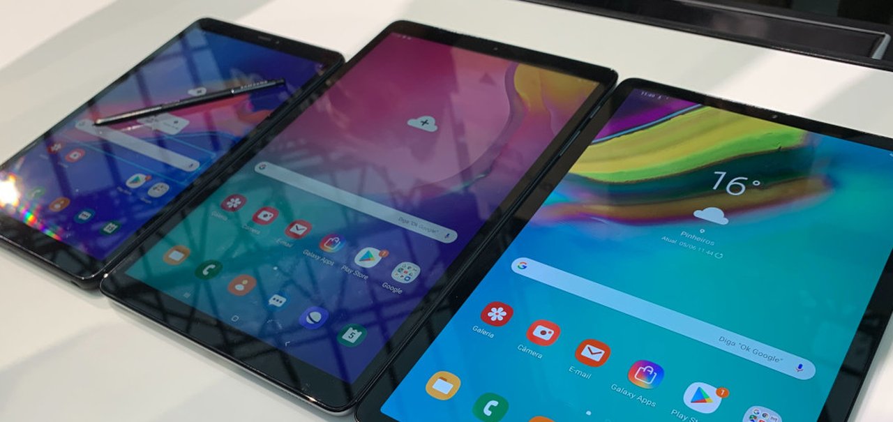 Novos Galaxy Tab A e Tab S5e da Samsung chegam ao Brasil