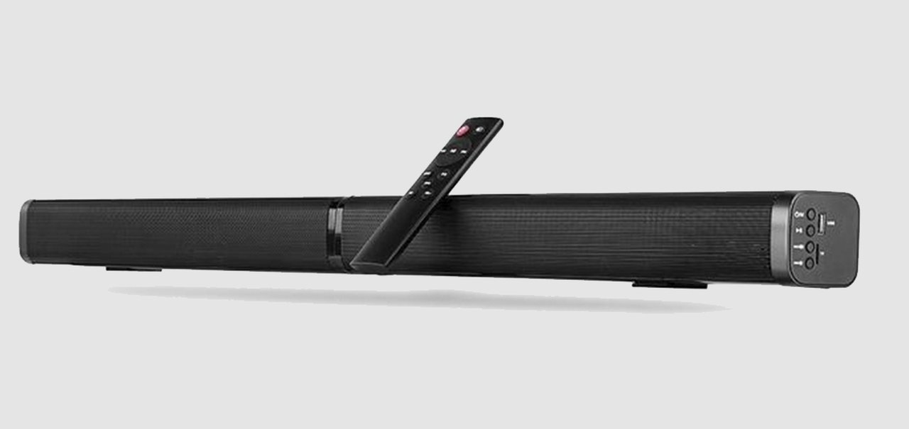 Alfawise XBR: uma soundbar Bluetooth para tunar sua TV