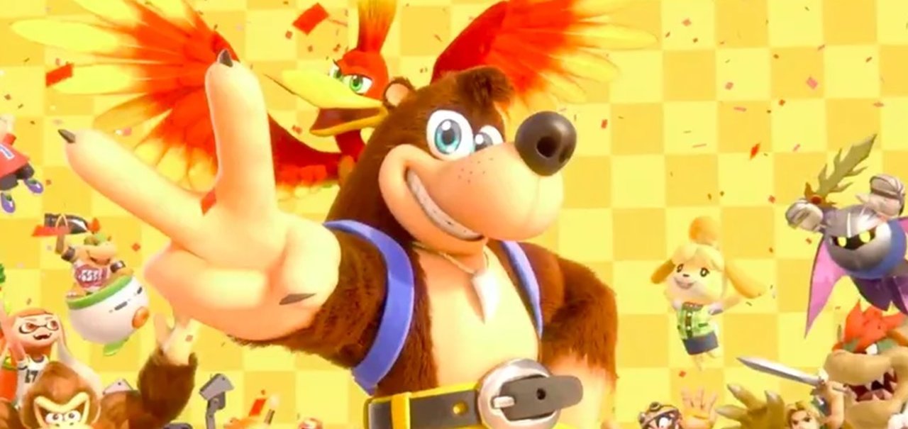 Banjo Kazooie finalmente confirmados em Super Smash Bros Ultimate