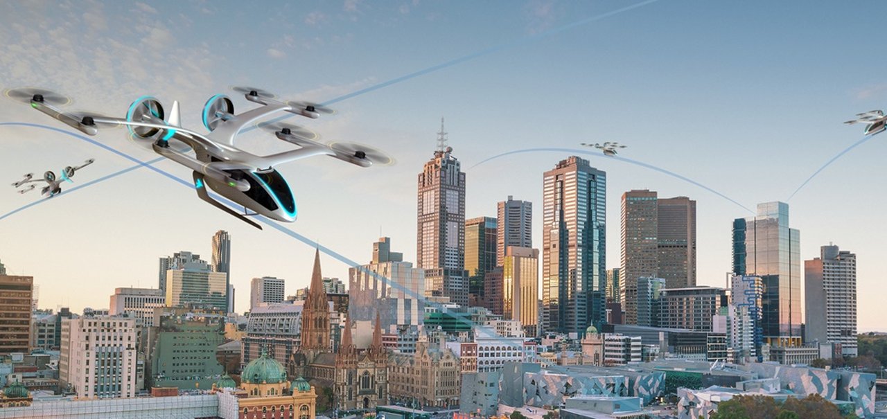 Embraer apresenta o eVTOL, um veículo voador elétrico para uso urbano