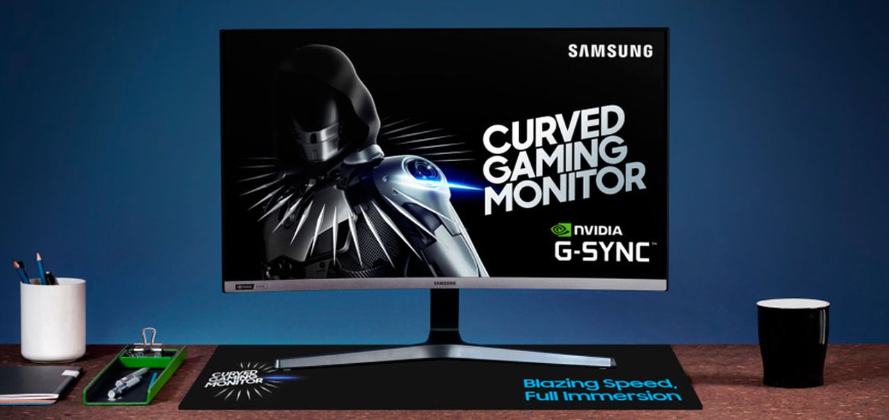 Samsung anuncia novo monitor gamer com tela curva e suporte para G-Sync