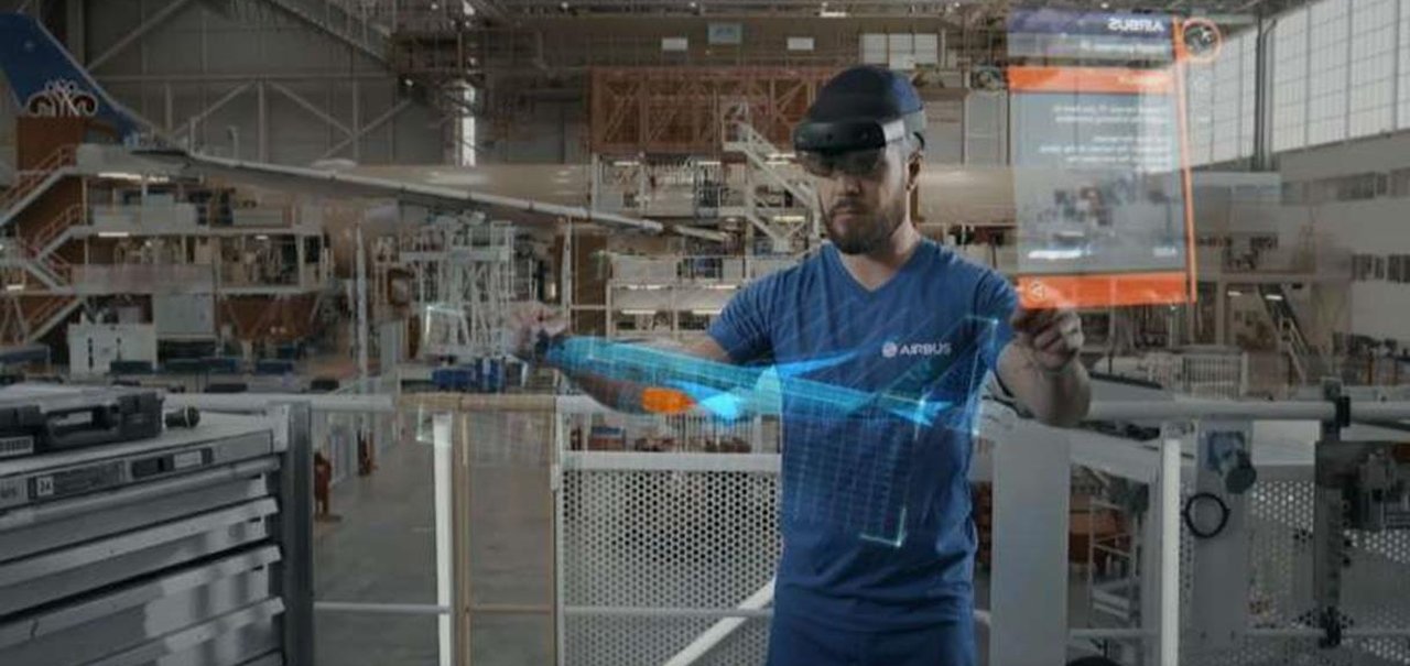 Airbus usará HoloLens 2 da Microsoft na produção de aviões