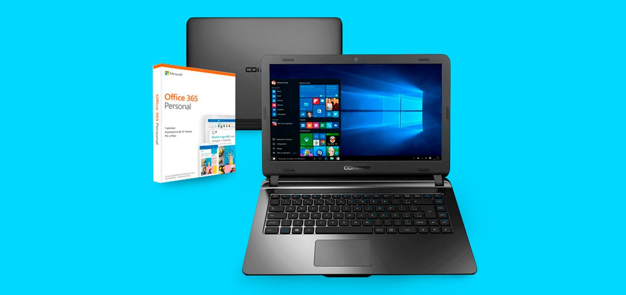 Notebook com SSD e Office 365 é ótima opção para quem deseja economizar