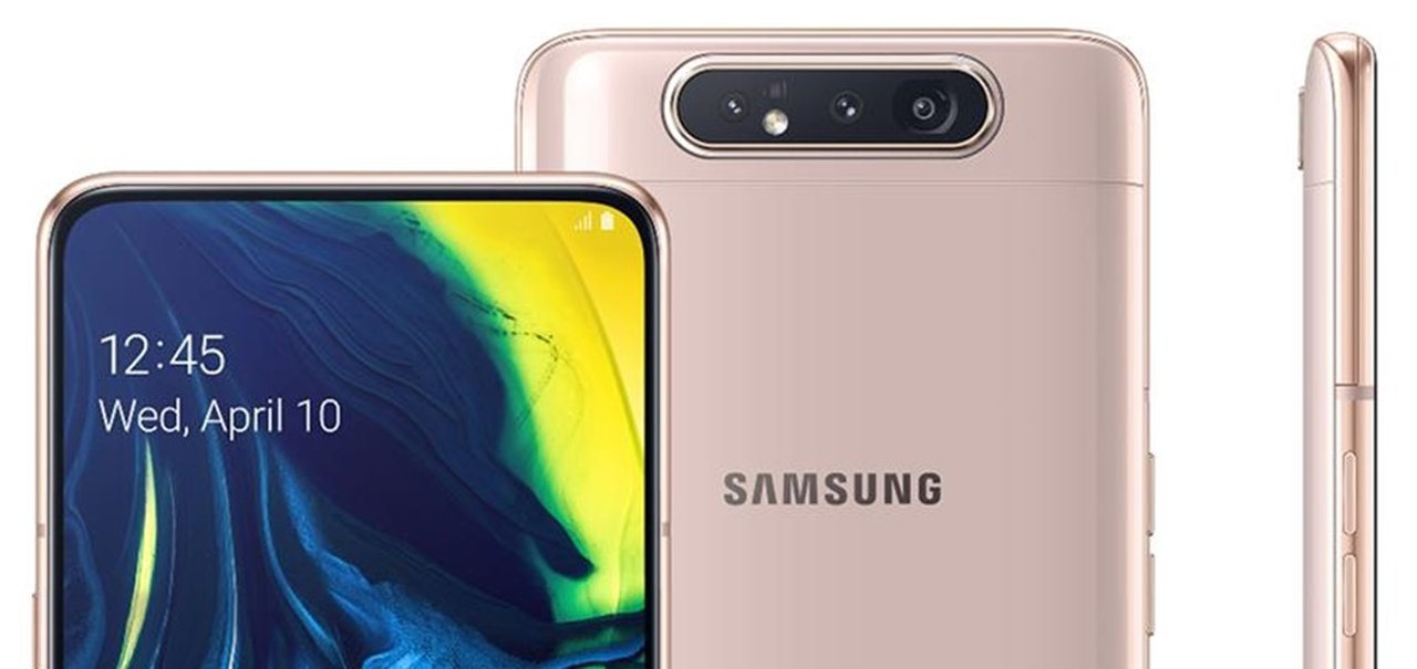 Galaxy A80 com câmera tripla e rotativa começa a ser vendido hoje