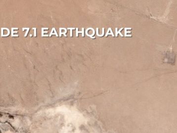 Terremoto na Califórnia criou rachadura que pode ser vista do espaço