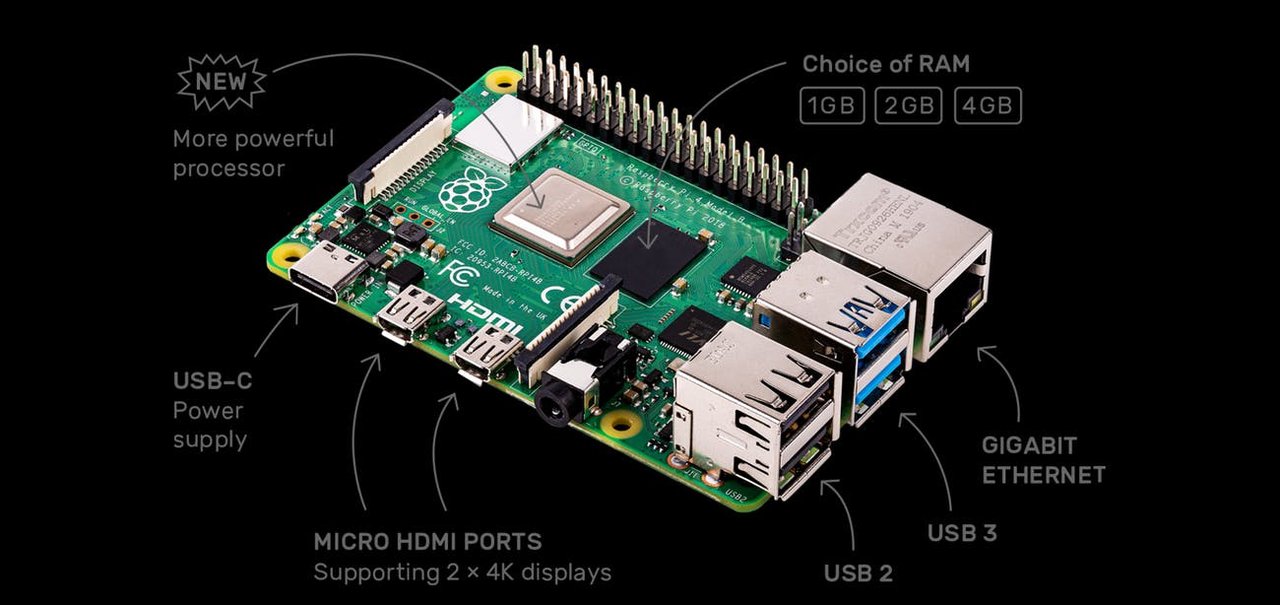 Raspberry Pi 4 tem falha que o torna incompatível com alguns carregadores