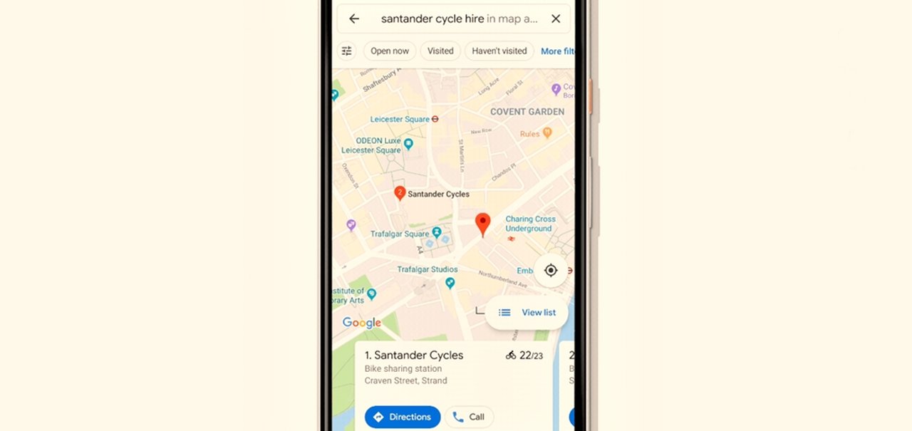 Google Maps agora mostra pontos de bicicletas compartilhadas no RJ e em SP