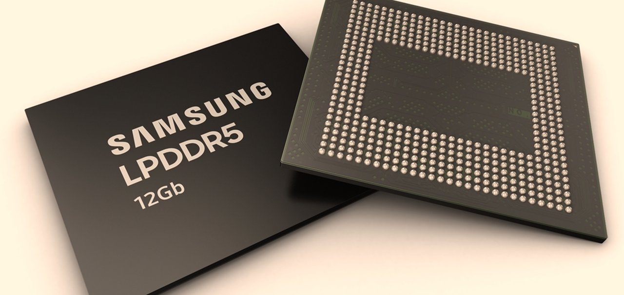 Samsung turbina memória RAM com a nova LPDDR5 de 12 Gbits