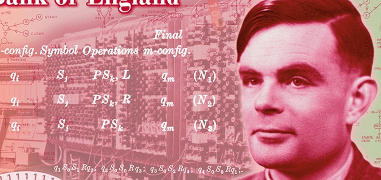 Alan Turing estampará nova nota de 50 libras na Inglaterra