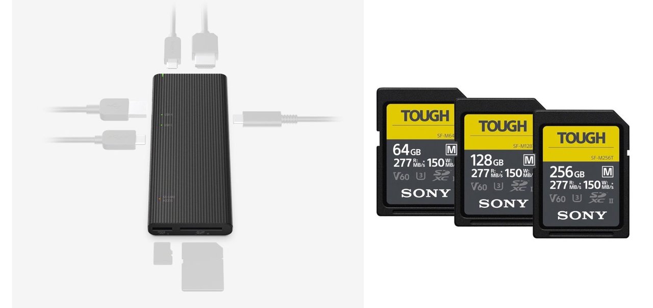 Sony lança hub USB com micro SD mais rápido do mundo