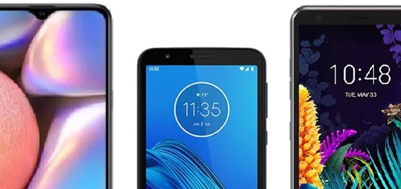 Galaxy A10s, Moto E6 e LG X2 (2019) têm especificações e imagens reveladas