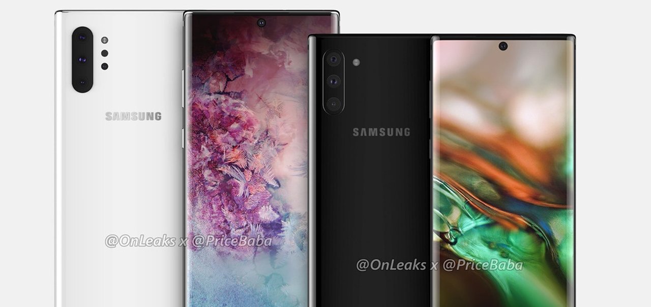 Galaxy Note 10 pode ter câmeras superiores as do S10, sugere patente