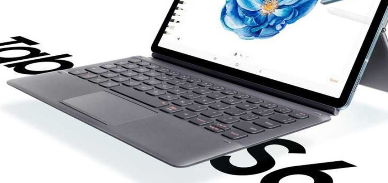 Galaxy Tab S6 terá trackpad no teclado, confirma imagem vazada