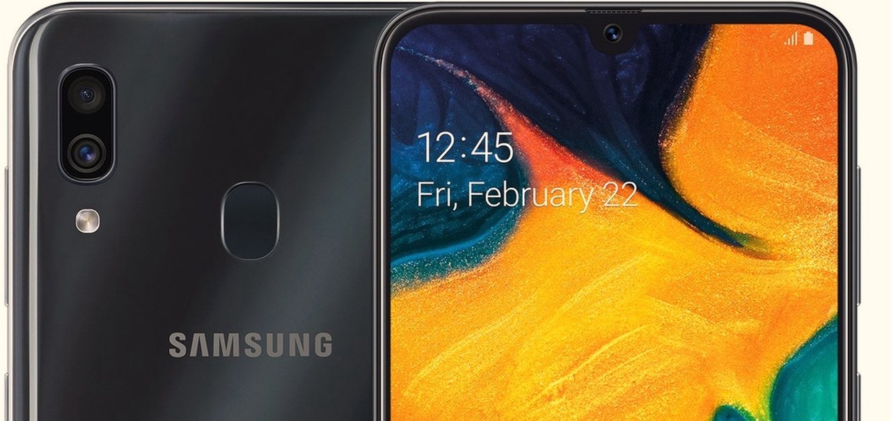 Samsung Galaxy A30s deve ter 3 câmeras traseiras e tela Infinity V