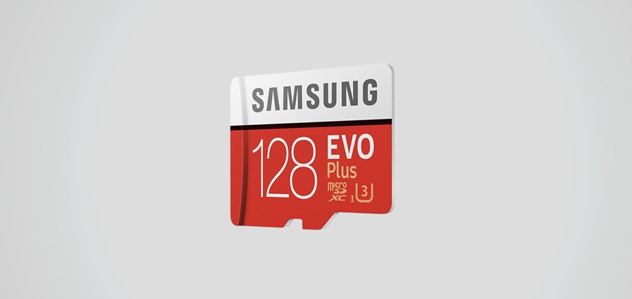 Cartão de memória Samsung de 128 GB custa só R$ 104 na GearBest